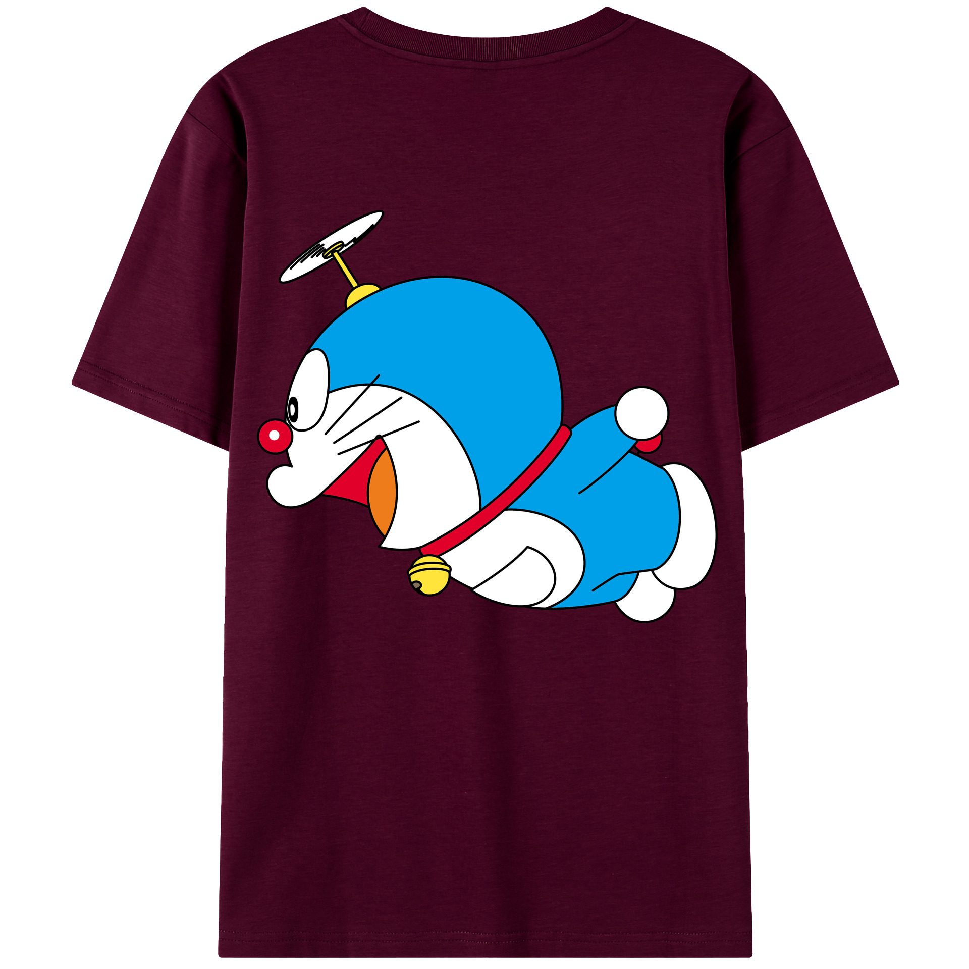 （画像用） ドラえもん Doraemon レディース半袖Tシャツ(バックプリント)